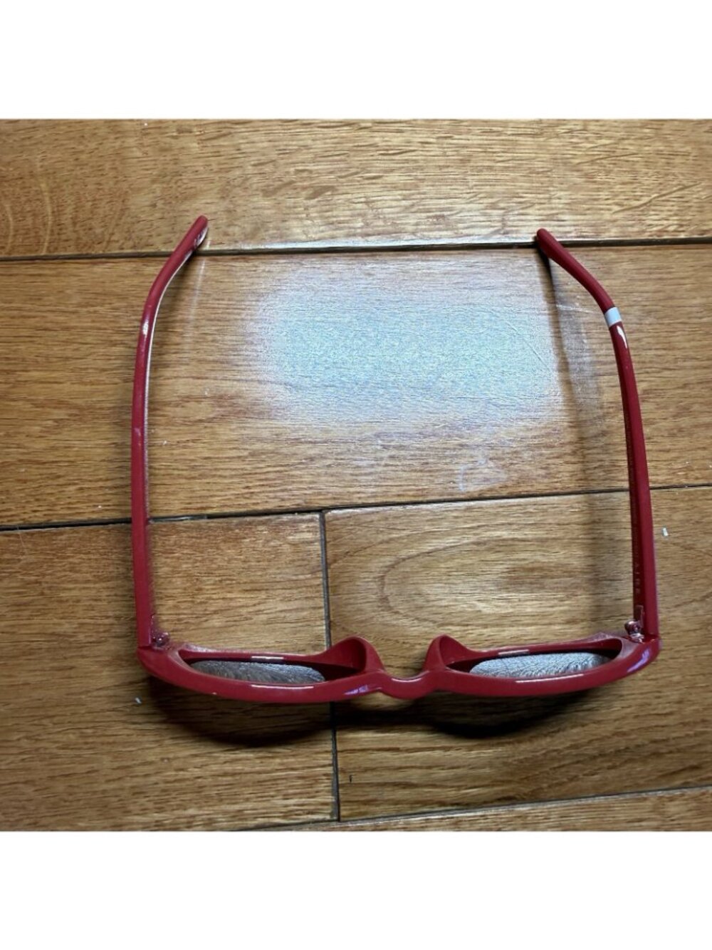 AIRE Fornax Red Oval Sunglasses Y2K Retro Slim Frame Trendy Street Style - Picture 4 of 9